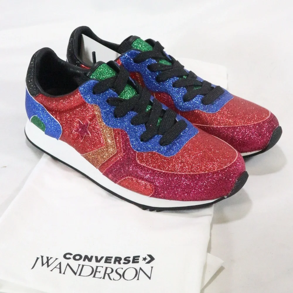 Converse JW Anderson X Thunderbolt OX Cherry Shoes - Picture 1 of 8